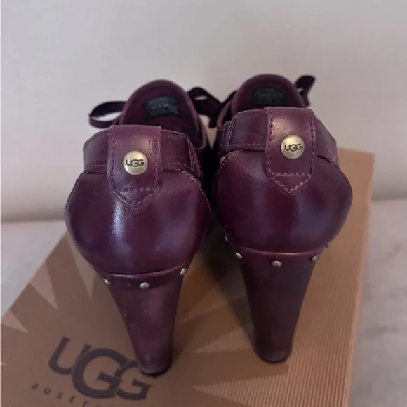 UGG Celestina Women's Platform Shoes in Rich Purple - Picture 4 of 7